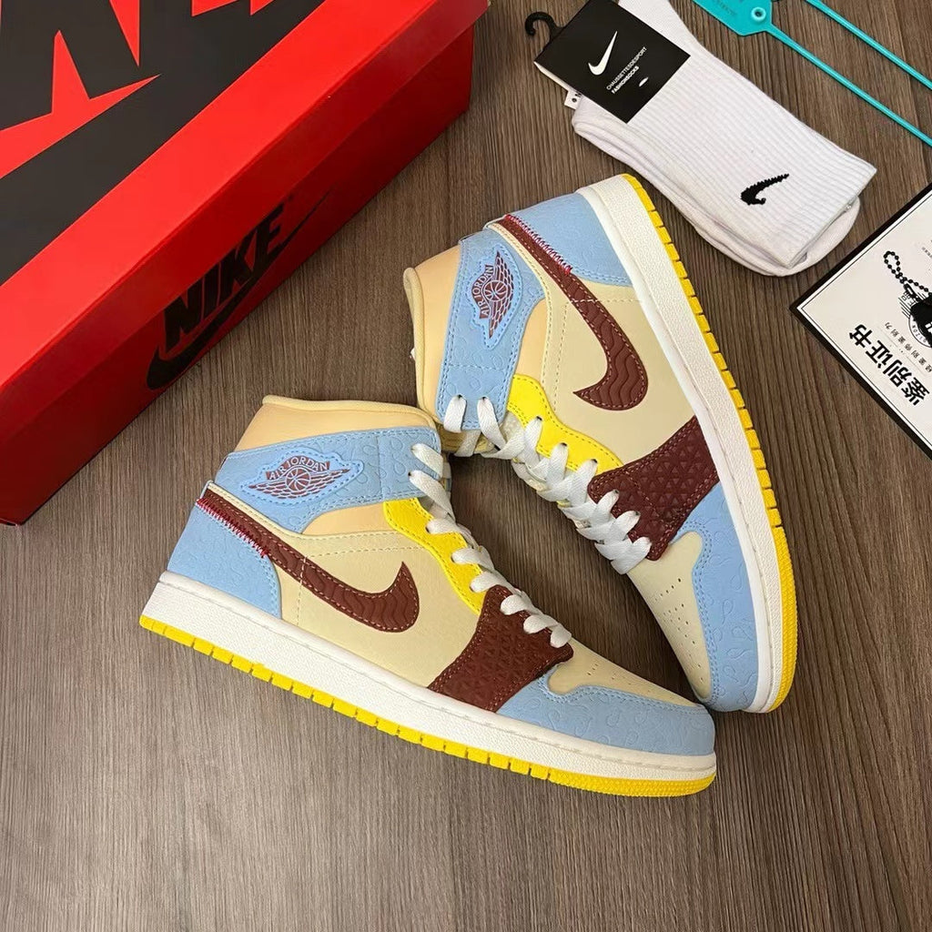 AJ1 Retro Mid SE x Maison Chateau Rouge 'Fearless'
