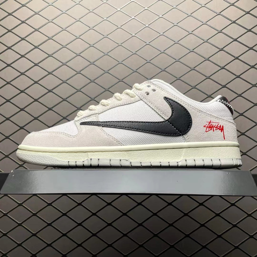 Stussy X Dunk SB Low Cream Black