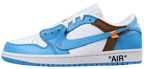 AJ1 Low X OW Customs University Blue