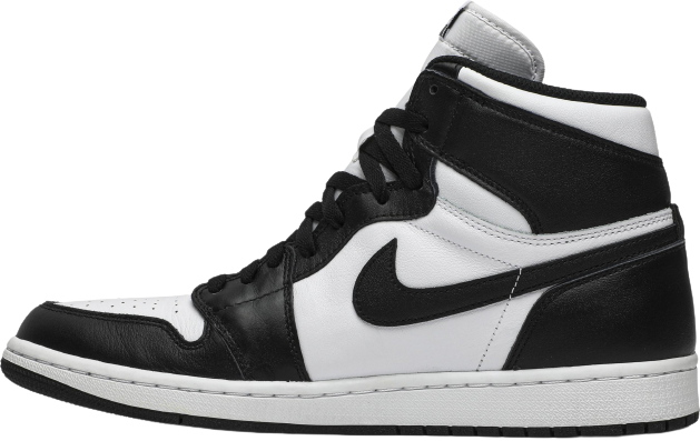 AJ1 Retro High Black White