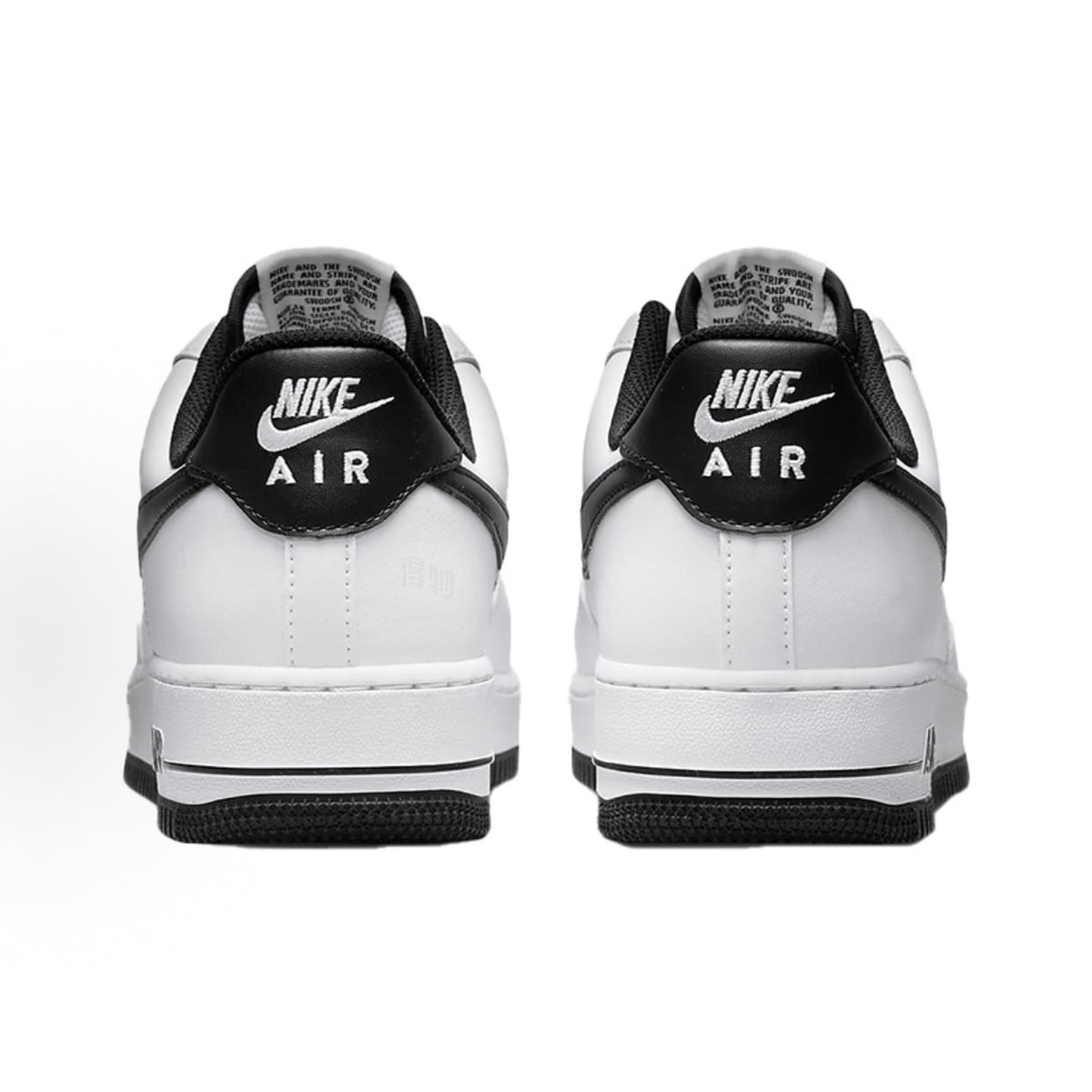 Nike Air Force 1 Low-top skate shoes, white and black
