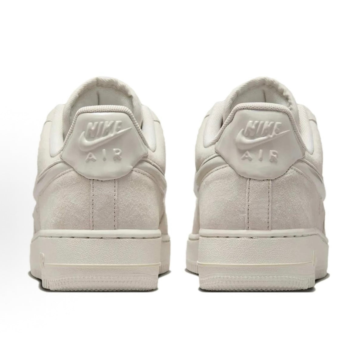 Nike Air Force 1 Women's Low-Top Sneakers – Light Bone (Split-Suede)