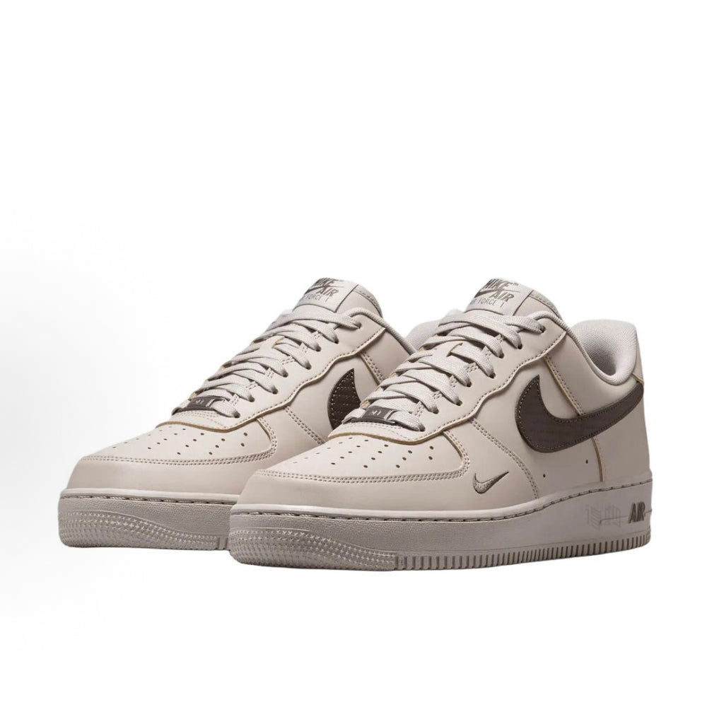 Nike Air Force 1 Breathable Sneakers (Unisex) – Beige/Brown