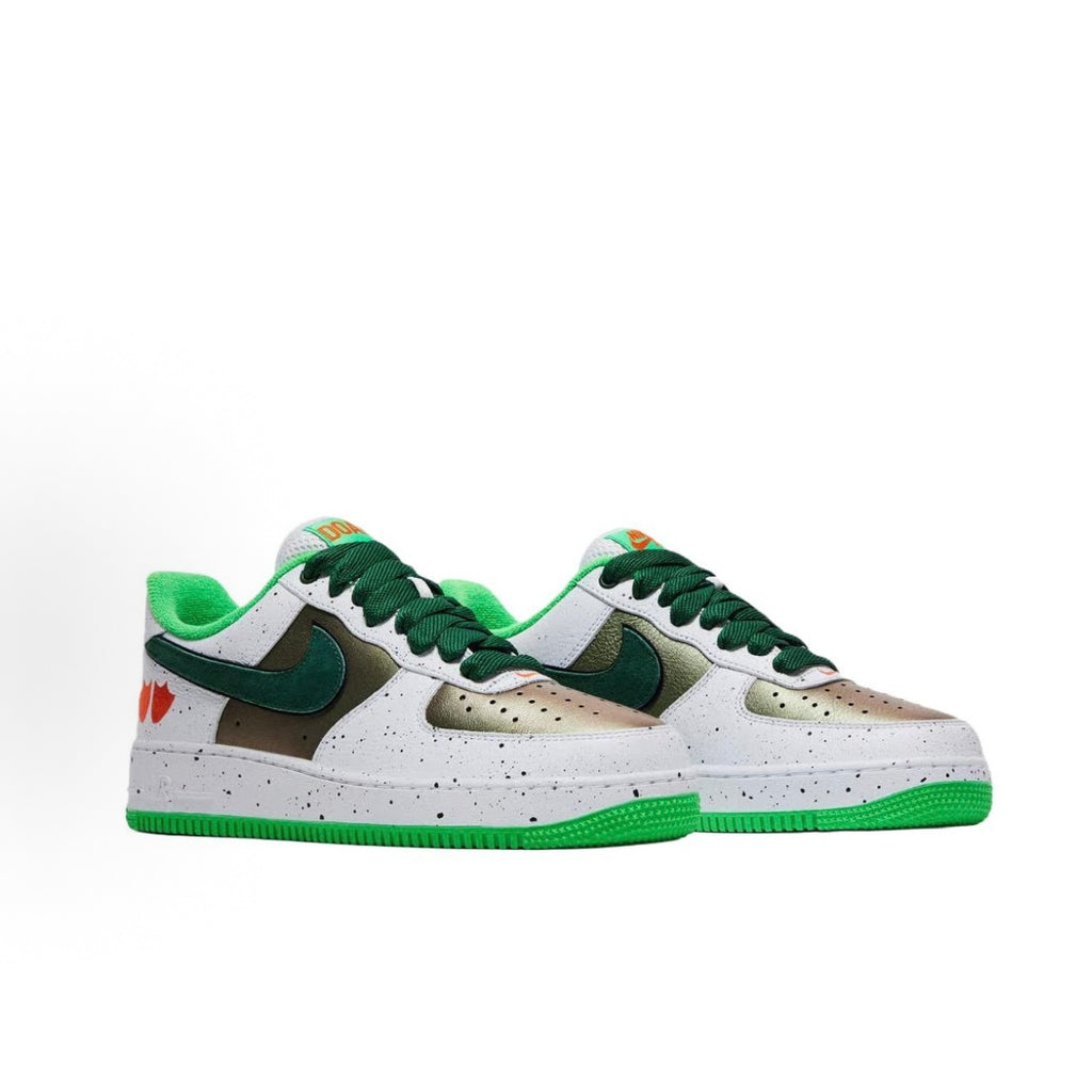 Nike  × DOAF Air Force 1 Egg or Duck White Green