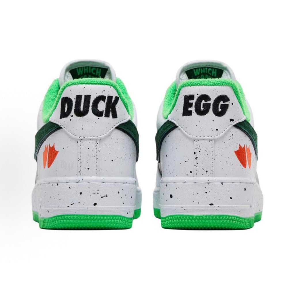 Nike  × DOAF Air Force 1 Egg or Duck White Green