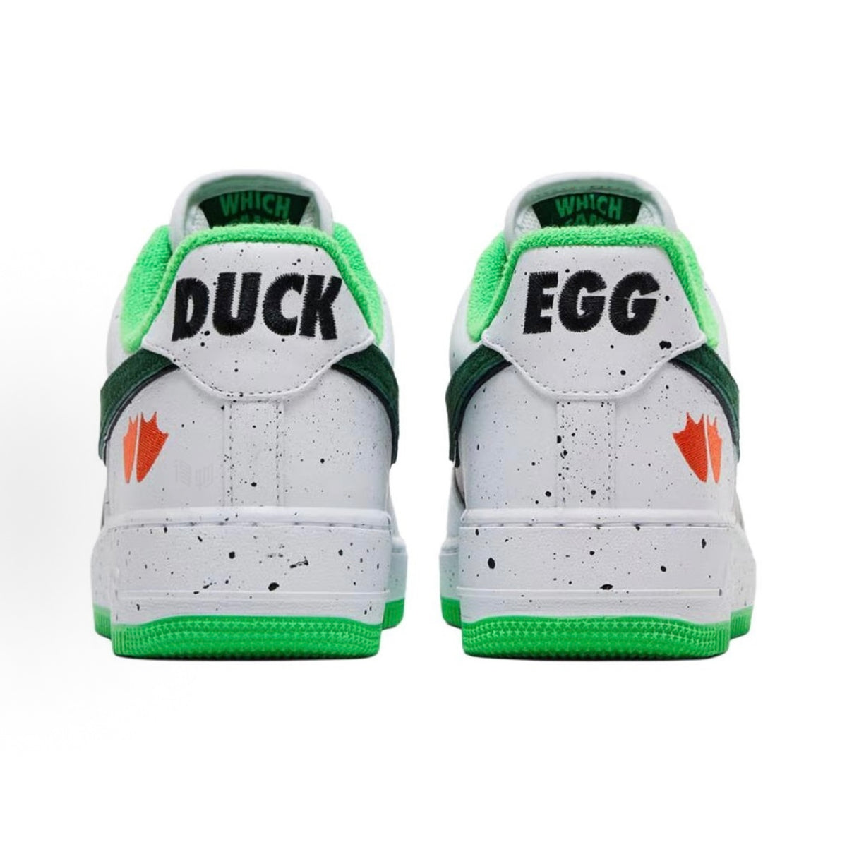 Nike  × DOAF Air Force 1 Egg or Duck White Green