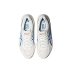 ASICS Gel-Contend 4 White Blue Running Sneakers | Lightweight Low-Top Trainers for Men & Women
