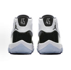Jordan 11 concord Comfortable High-Top Retro Basketball Shoes (Unisex) – Black & White