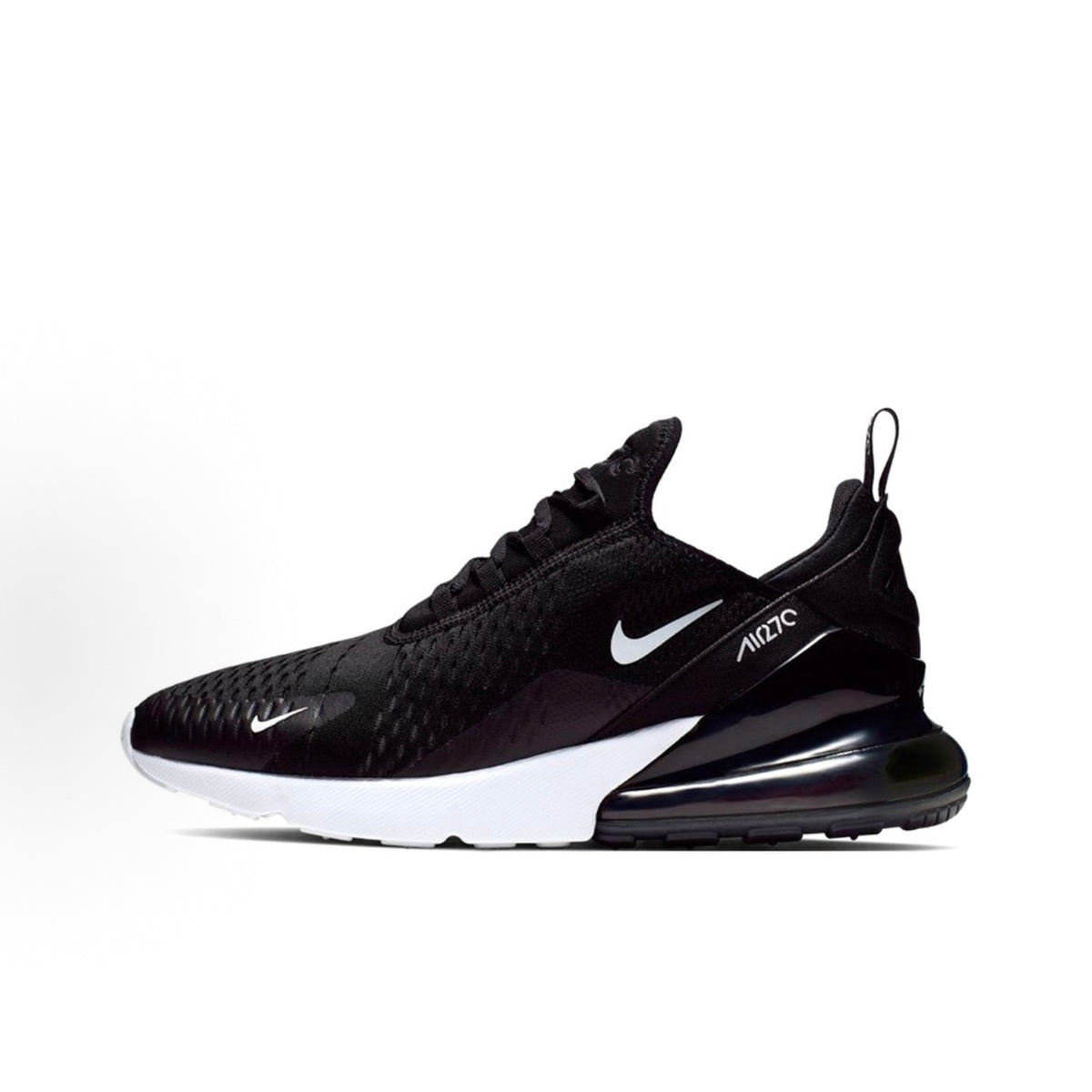 Nike Air Max 270 Unisex Casual Running Shoes (Black/White)
