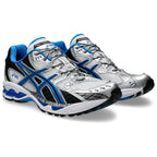 ASICS GEL-Nimbus 10.1 White Blue Running Sneakers | Lightweight Low-Top Trainers for Men & Women