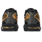 ASICS Gel-Kayano 14 Black Gold Running Sneakers | Lightweight Low-Top Trainers for Men & Women