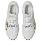 ASICS COURT CONTROL FF 4 White Orange Running Sneakers | Lightweight Low-Top Trainers for Men & Women