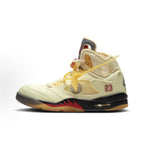 Jordan  × OFF-WHITE Air Jordan 5 Retro SP "Sail"