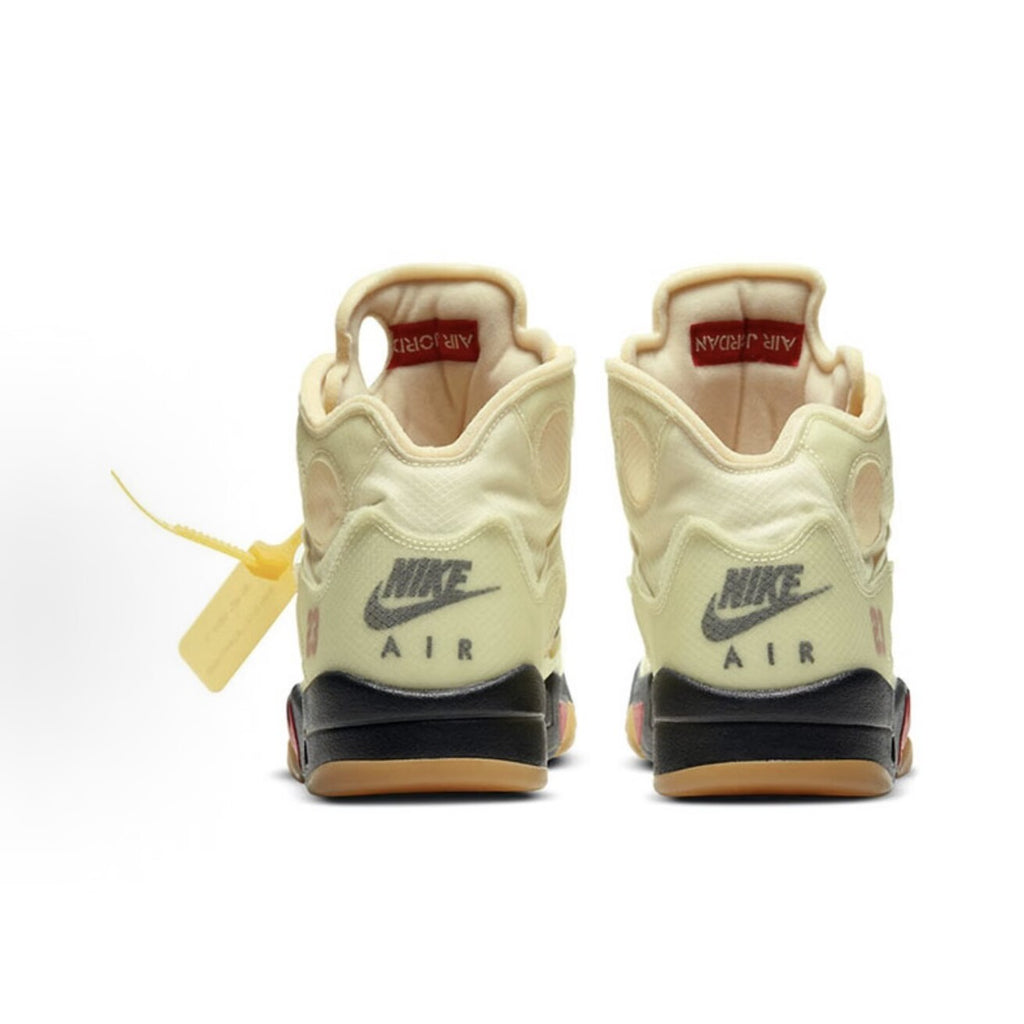 Jordan  × OFF-WHITE Air Jordan 5 Retro SP "Sail"