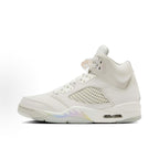 Jordan Air Jordan 5 Retro Women's Basketball Shoes (Beige/Green)