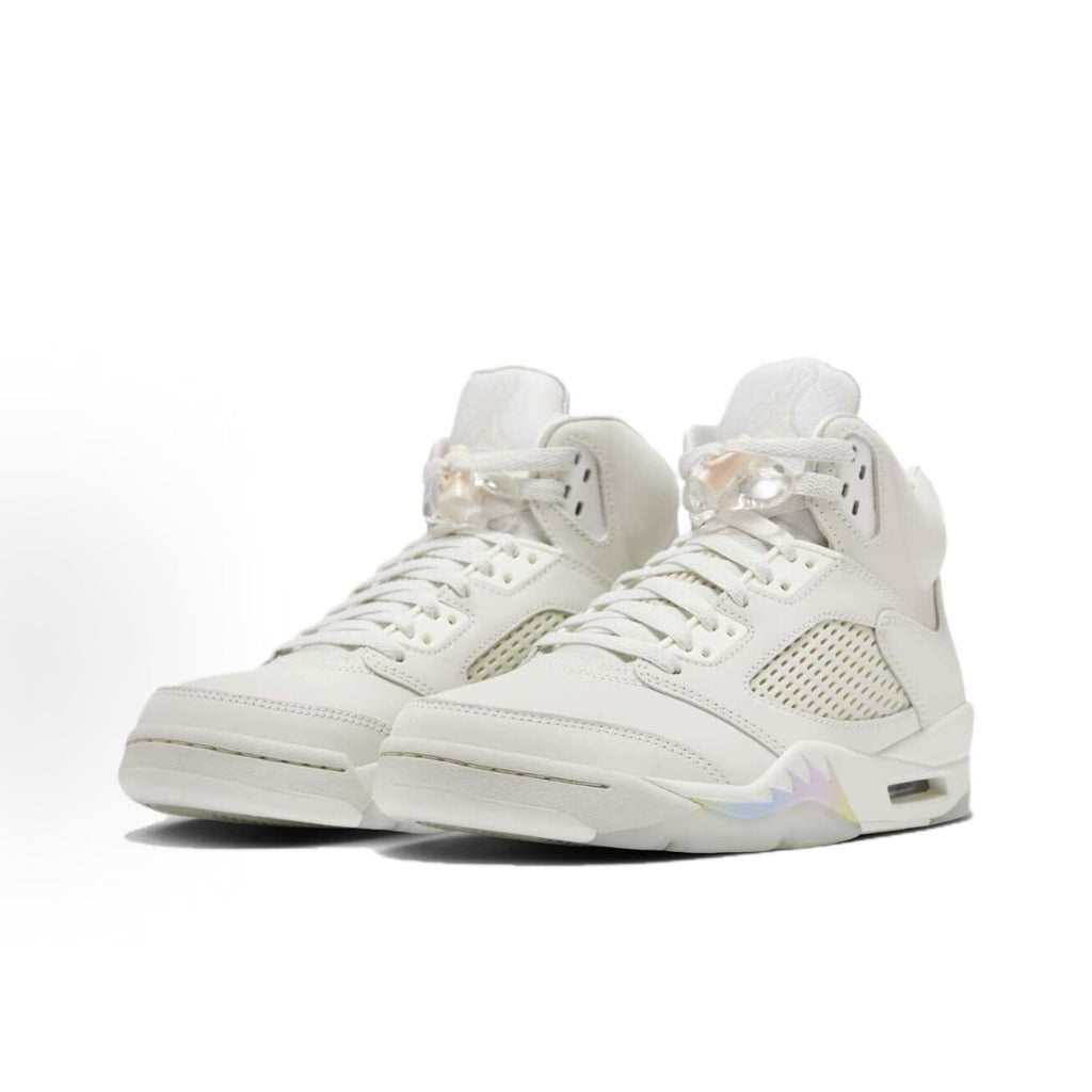Jordan Air Jordan 5 Retro Women's Basketball Shoes (Beige/Green)