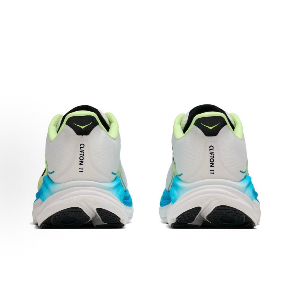 HOKA ONE ONE Clifton 11 Low-Top Running Shoes (Men's) – White/Blue