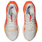 ASICS Sneakers White Orange Running Sneakers | Lightweight Low-Top Trainers for Men & Women