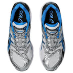 ASICS GEL-Nimbus 10.1 White Blue Running Sneakers | Lightweight Low-Top Trainers for Men & Women