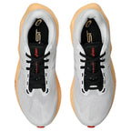 ASICS NOVABLAST 6 White Orange Running Sneakers | Lightweight Low-Top Trainers for Men & Women
