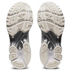 ASICS Gel-Kayano 14 Silver White Running Sneakers | Lightweight Low-Top Trainers for Men & Women