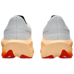 ASICS NOVABLAST 6 White Orange Running Sneakers | Lightweight Low-Top Trainers for Men & Women