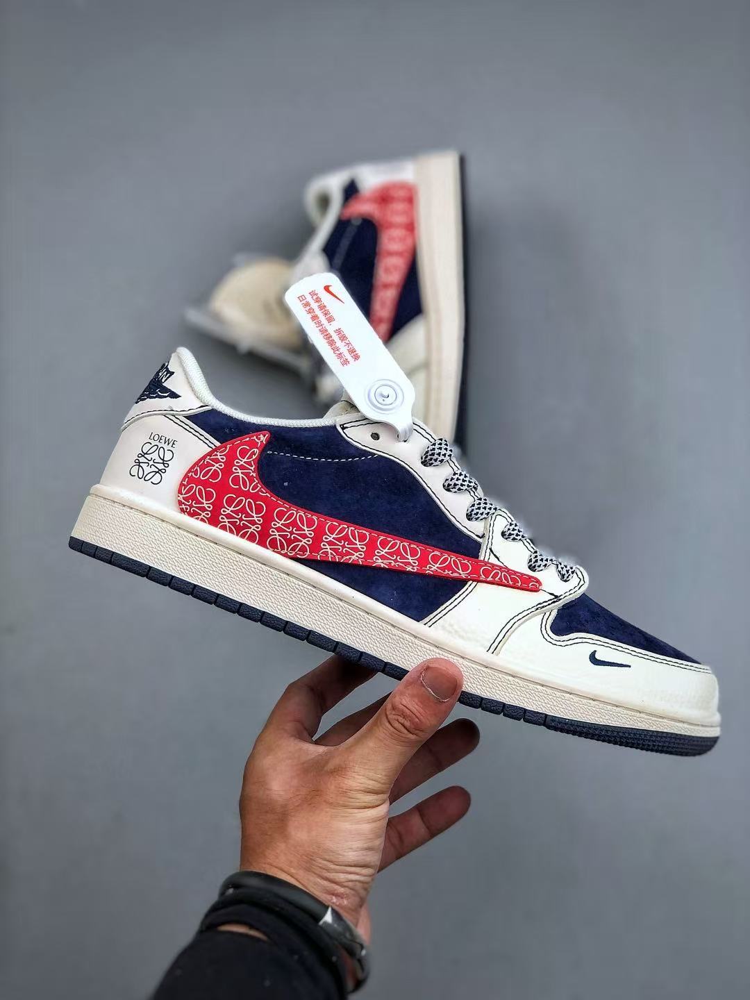 AJ1 Low Travis Scott x Loewe Monogram Customs