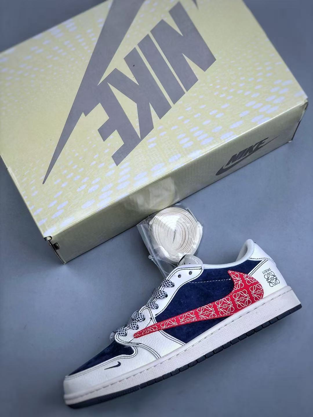 AJ1 Low Travis Scott x Loewe Monogram Customs