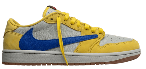 AJ1 Low Travis Scott Canary Yellow