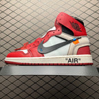 AJ1 X OW Chicago Red