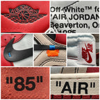 AJ1 X OW Chicago Red