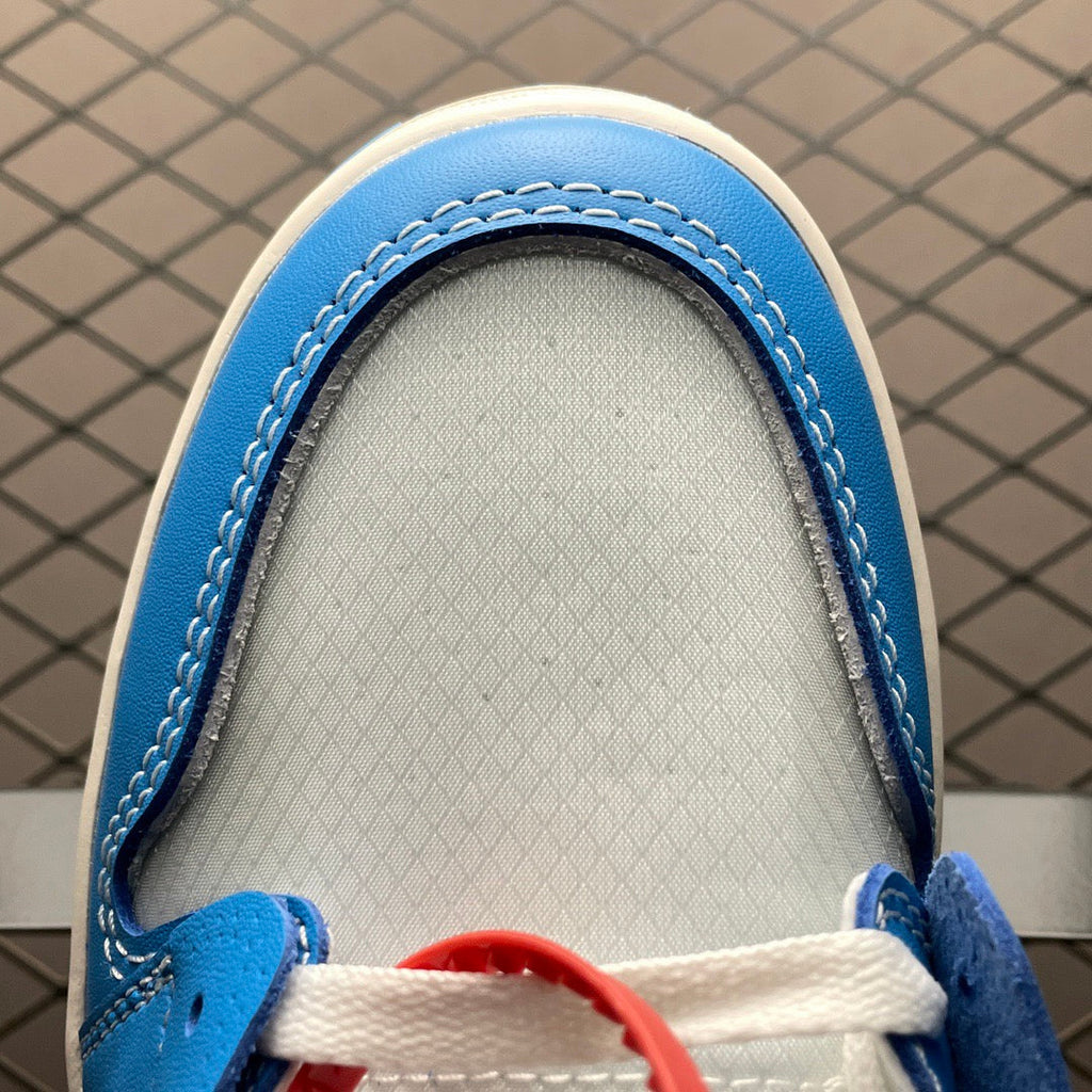 AJ1 X OW University Blue