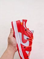 Dunk Low X OW University Red