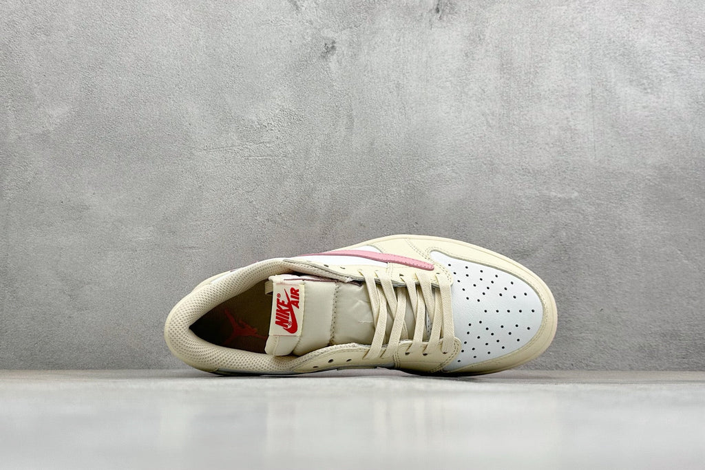 AJ1 Low Travis Scott Shy Pink