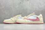 AJ1 Low Travis Scott Shy Pink
