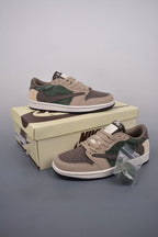 AJ1 Low Travis Scott x Khaki Forest Customs