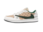 AJ1 Low Travis Scott x Gucci Monogram Customs