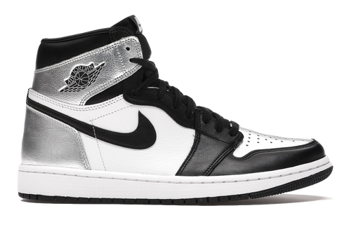 AJ 1 Retro High Silver Toe