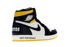 AJ1 Retro High "Not for Resale" Varsity Maize