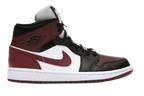 AJ1 Mid Black Dark Beetroot