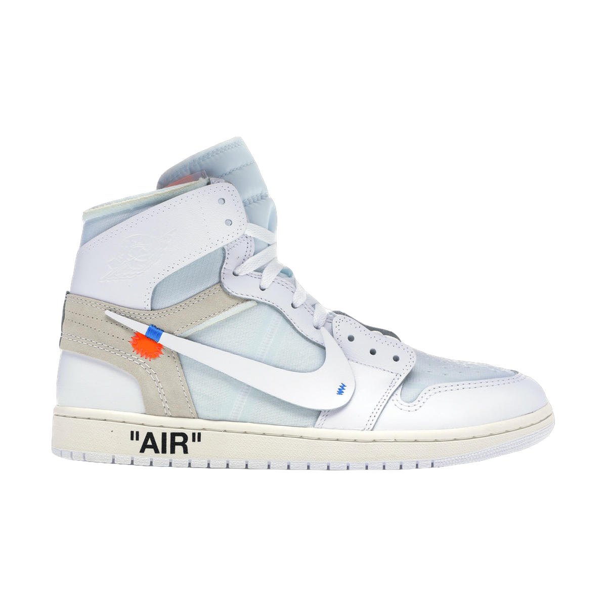 AJ1 X OW OG White